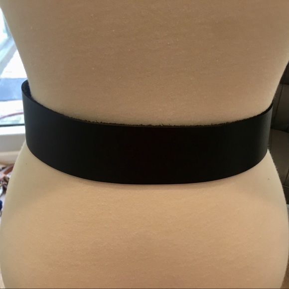 ELISE M NWT BLACK SZ SM or ML 2” WIDE WAIST BELT - Picture 5 of 11